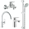 Набір змішувачів Grohe Bau Loop 123225 K
