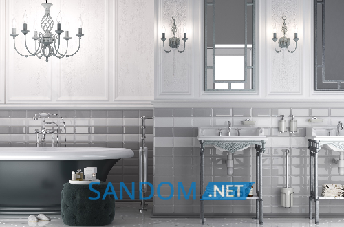 Плитка для стен Golden Tile Metrotiles 10х20 серая