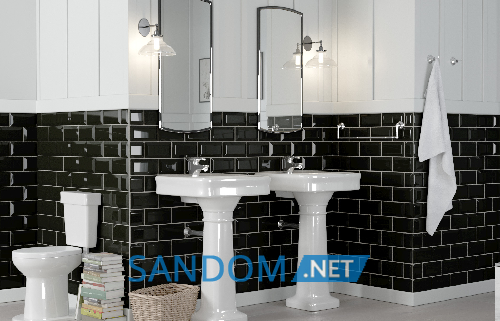 Плитка для стен Golden Tile Metrotiles 10x20 черная