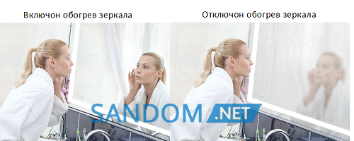 Зеркало Liberta Akato с LED-подсветкой 
