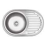 Мойка для кухни Lidz 7750 0,8 мм Micro Decor (LIDZ7750MDEC)