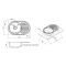 Мийка для кухні Lidz 7750 0,8 мм Micro Decor (LIDZ7750MDEC)
