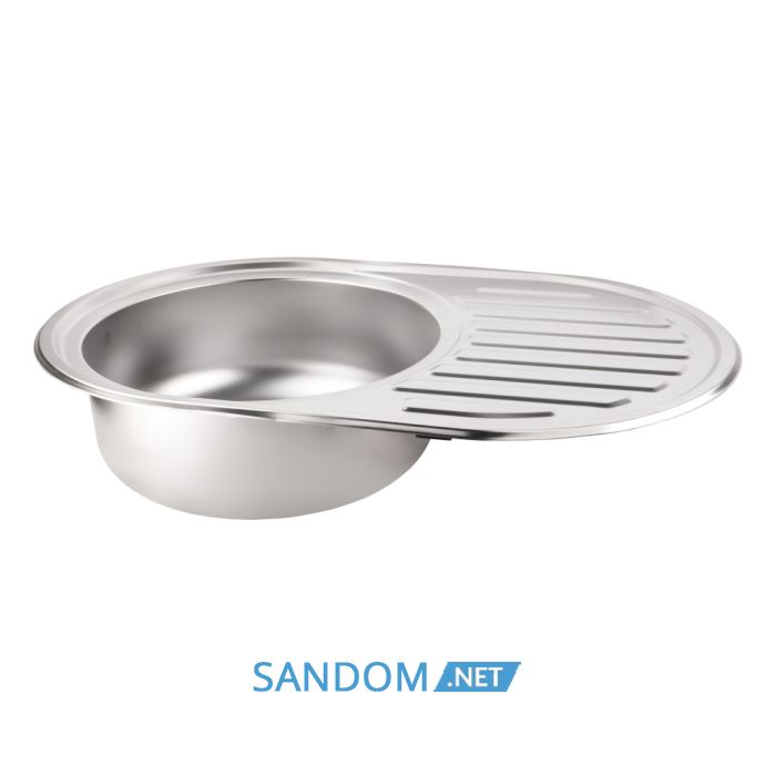 Мийка для кухні Lidz 7750 0,8 мм Micro Decor (LIDZ7750MDEC)