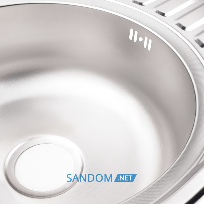 Мийка для кухні Lidz 7750 0,8 мм Micro Decor (LIDZ7750MDEC)