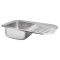 Мойка для кухни Lidz 7549 0,8 мм Micro Decor (LIDZ7549MICDEC)