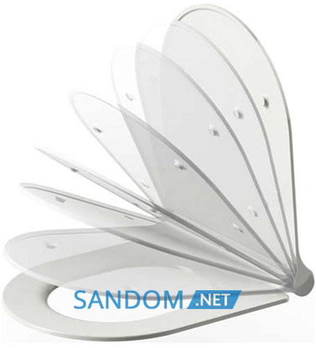 Крышка для унитаза Ravak Uni Chrome Slim X01550 с микролифтом