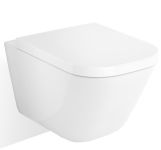 Унитаз подвесной Roca Gap Clean Rim A34H47C000 с крышкой slow-closing 