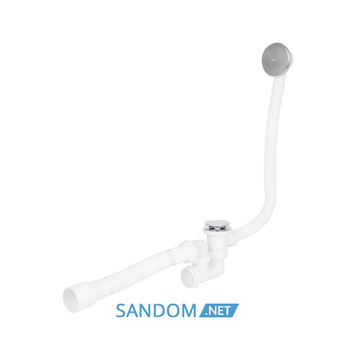 Сифон для ванны Lidz LW04 Click-Clack, гофра 40/50