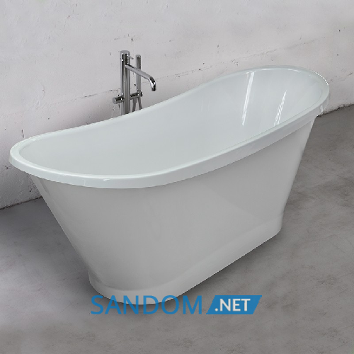 Ванна из литого мрамора Fancy Marble Newton 160,5x66x64