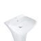 Раковина підлогова моноблок Qtap Crow 45x43,5x82,5 з донним клапаном QT0511G315W