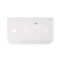 Раковина Qtap Tern 45х26 с донным клапаном QT17115117LW, левая