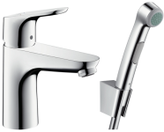 Смеситель для умывальника Hansgrohe Focus 31927000 с гигиеническим душем