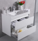 Тумба Fancy Marble Borneo с умывальником Amelia 90 