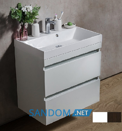 Тумба Fancy Marble Sherman із умивальником Signe 70