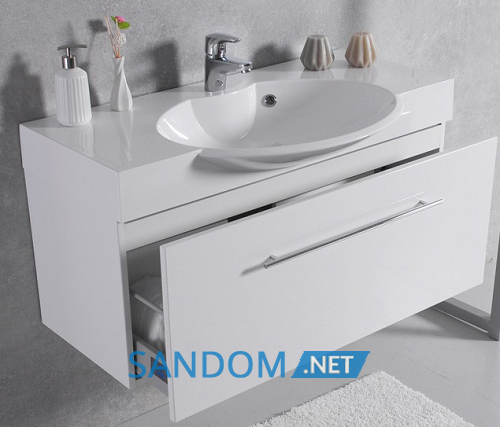 Тумба з умивальником Fancy Marble Sumatra 980 (ШН-980)