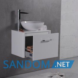 Тумба Fancy Marble Fiji 50 з умивальником Mona