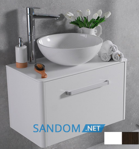 Тумба Fancy Marble Fiji 70 з умивальником Mona