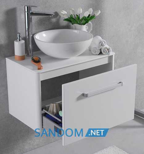 Тумба Fancy Marble Fiji 70 з умивальником Mona