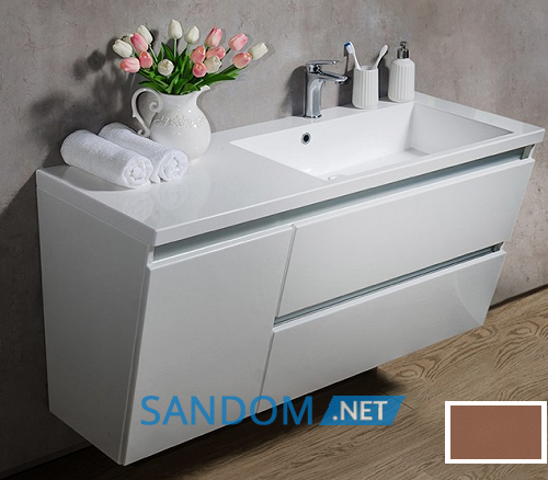 Тумба Fancy Marble Cyprus с умывальником Peggy 125