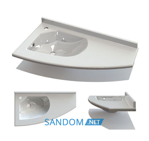Умивальник Fancy Marble Patricia 80х44