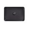 Накладна раковина Qtap Tern 50х35 Matt black с донным клапаном QT1711A055MB