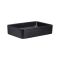 Накладна раковина Qtap Tern 50х35 Matt black с донным клапаном QT1711A055MB