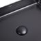 Накладна раковина Qtap Tern 50х35 Matt black с донным клапаном QT1711A055MB