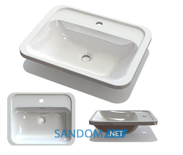Умивальник Fancy Marble Tiffany 55х43