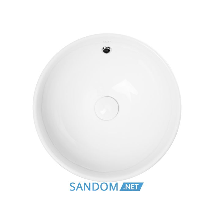 Накладна раковина Qtap Robin 41х41 с донным клапаном QT1311A004W