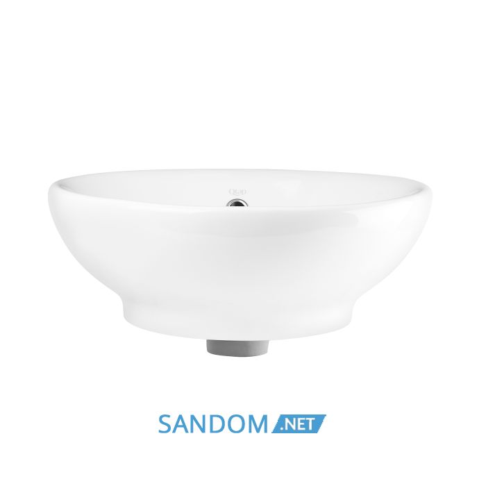 Накладна раковина Qtap Robin 41х41 с донным клапаном QT1311A004W
