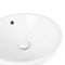 Накладна раковина Qtap Robin 38х38 с донным клапаном QT1311L408W