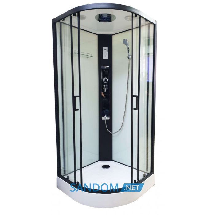 Душевой бокс Veronis BN-4-100 Black 100х100х220