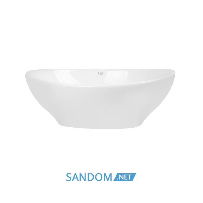 Накладна раковина Qtap Dove 41x33,5 з донним клапаном QT06113078W