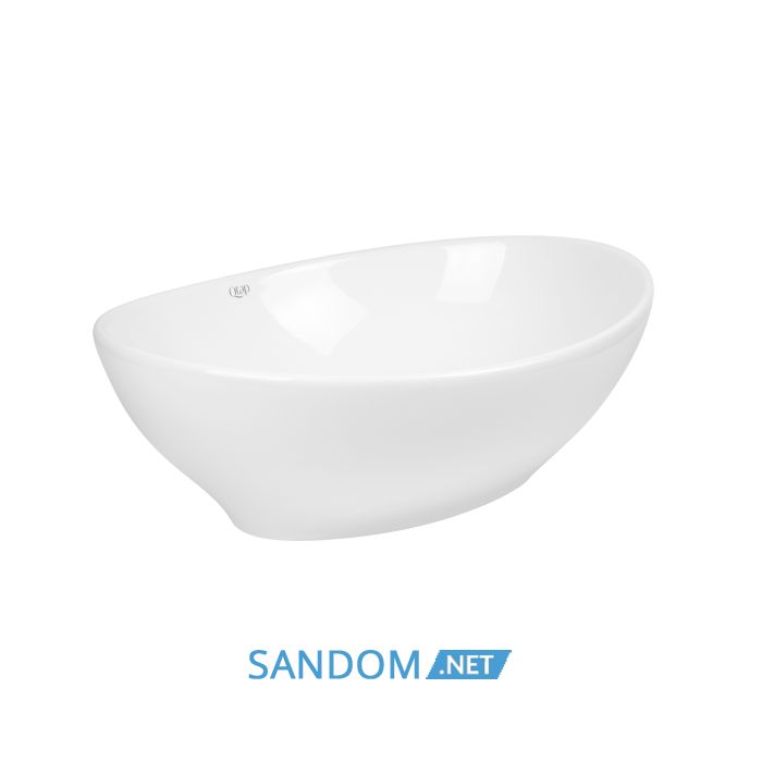 Накладна раковина Qtap Dove 41x33,5 з донним клапаном QT06113078W