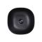 Накладна раковина Qtap Kolibri 41x41 Matt black з донним клапаном QT10112144MBMB