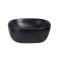 Накладна раковина Qtap Kolibri 41x41 Matt black з донним клапаном QT10112144MBMB