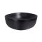 Накладна раковина Qtap Kolibri 41x41 Matt black з донним клапаном QT10112144MBMB
