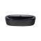 Накладна раковина Qtap Scorpio 50x38 Matt black з донним клапаном QT142202MBMB
