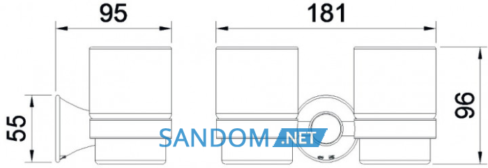 Стакан для зубных щеток Imprese Podzima Ledove ZMK01170124