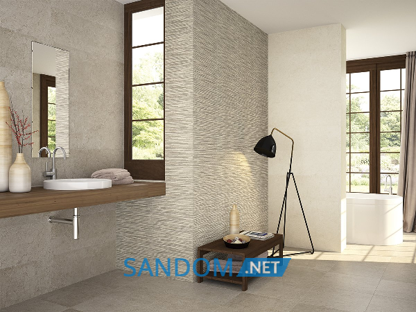Плитка для стен Baldocer Decor Concrete Bone 28х85
