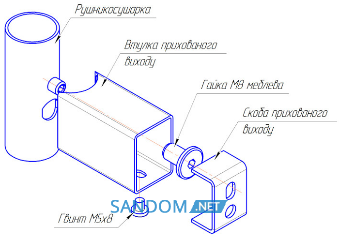 Комплект скрытого подключения Марио
