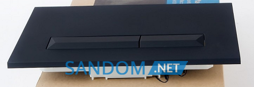 Кнопка Imprese Pan Laska Black Soft Touch i8040B