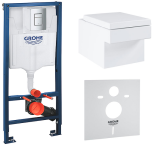 Инсталляция Grohe Rapid SL с унитазом Cube и крышкой плавного опускания