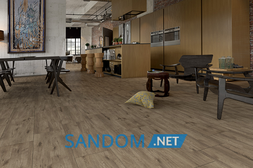 Плитка для підлоги Golden Tile Terragres Alpina Wood 15х60, коричнева