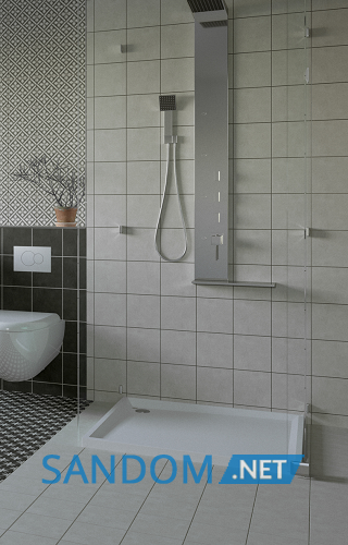 Плитка Golden Tile Laurent светло-серая 18.6х18.6