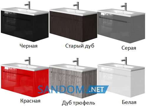 Тумба з умивальником Juventa Tivoli TV-100