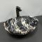 Умивальник накладний VBI PARMA BLACK OPAL GLOSSY 41,5x33,5
