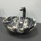 Умивальник накладний VBI PARMA BLACK OPAL GLOSSY 41,5x33,5