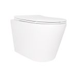 Унитаз подвесной Qtap Scorpio безободковый Ultra Quiet с сиденьем Soft-close QT14332380AW