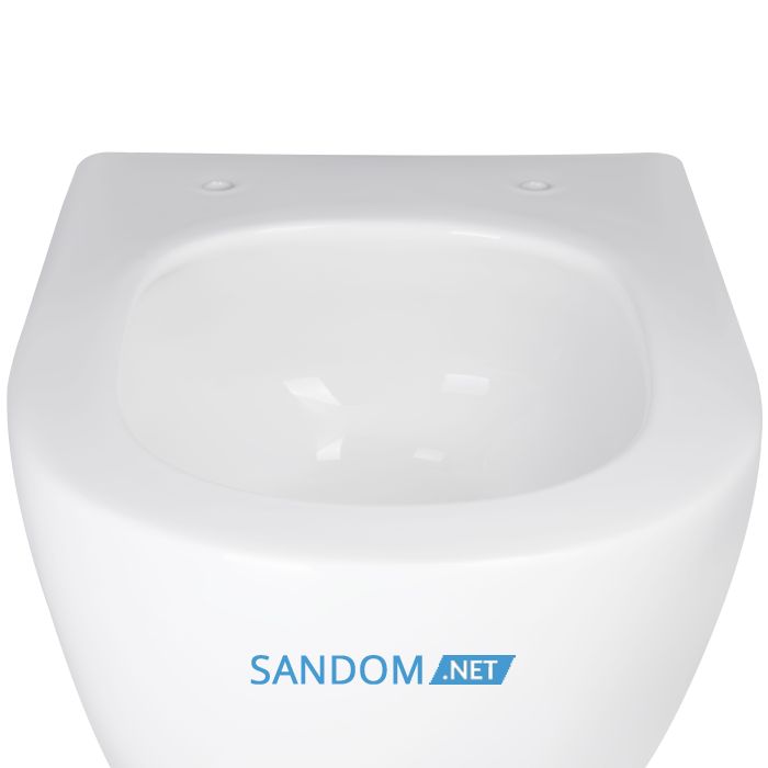 Унитаз подвесной Qtap Jay безободковый Ultra Quiet с сиденьем Soft-close QT07335177W